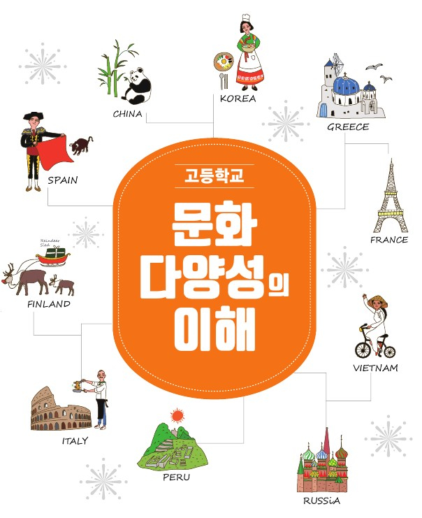 [한국문화예술교육진흥원] 문화다양성의 이해 교과서 및 지도서(고등학교) 첨부이미지 : 고등학교_이미지.jpg